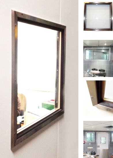 Châssis vitré aluminium