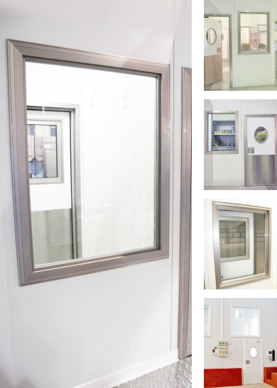 Châssis vitré aluminium